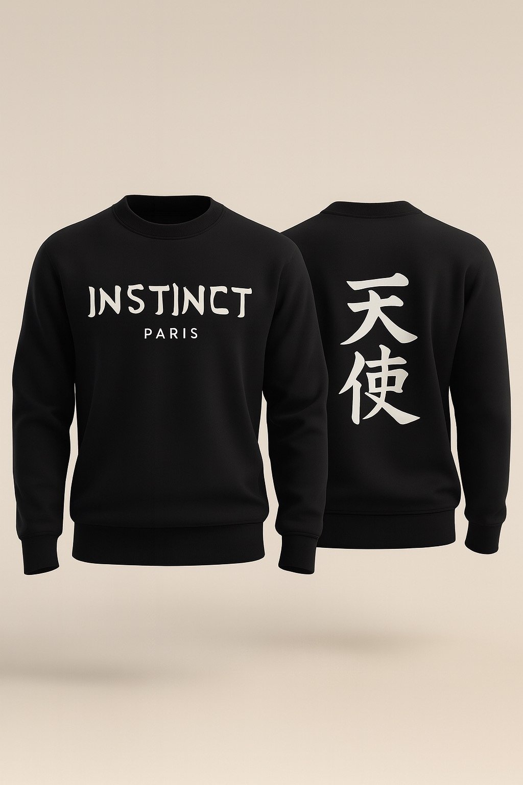 Sweat Noir Tenshi INSTINCT PARIS